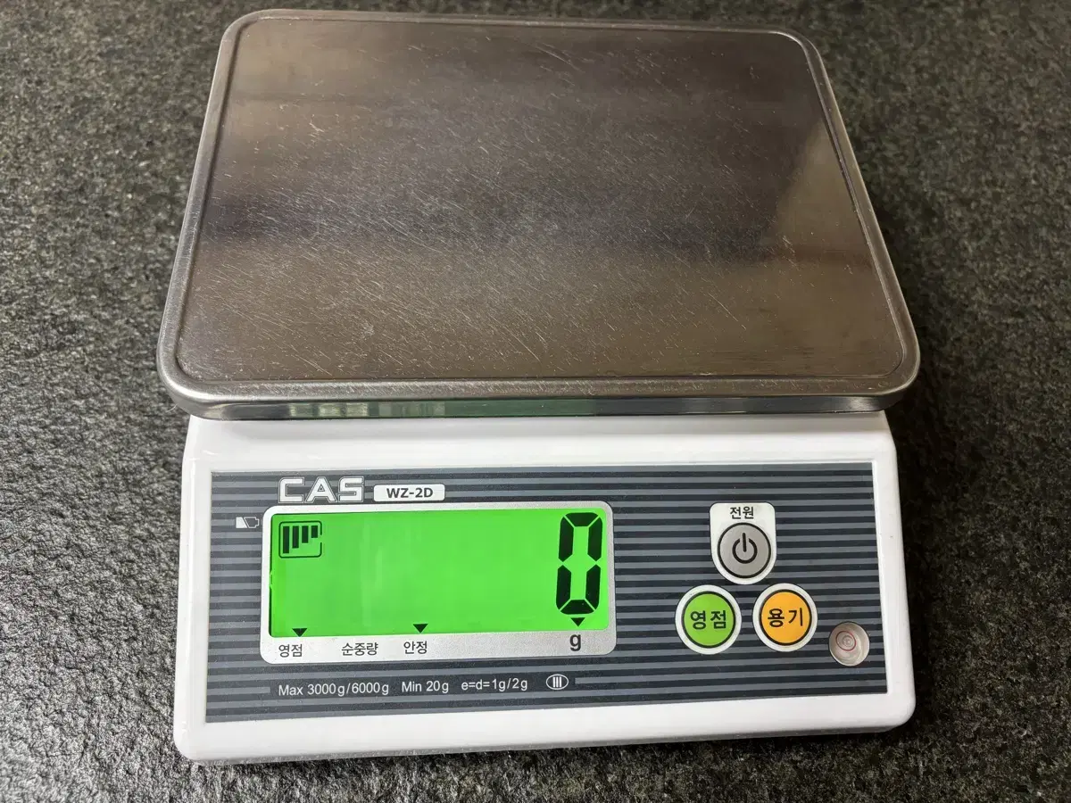 카스 저울 wz-2d 최대 6kg